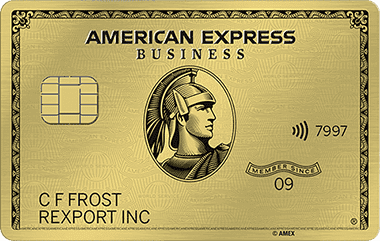 American Express Business Gold Card card